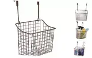 Diversified Grid Storage Basket, Over The Cabinet, Steel Wire Large Bronze