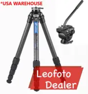 Leofoto Tripod LS-285CEX+BV-10 Leveling Base Tripod with Fluid Head