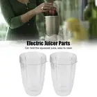 2Pcs Juicer Cup Transparent Mug Replacement Food Blender Accessory Fit For