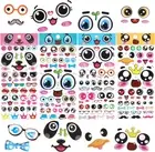 Puffy Googly Eyes Stickers for Kids Crafts,Sticky Foam Eyeball Stickers,Wiggle E