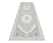 Saray Rugs - Amore Exquisite Soft Runner - 4002 Grey 80X300 cm