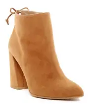 Stuart Weitzman Grandiose Women's Camel Suede Ankle Boot N4482 Size 9.5
