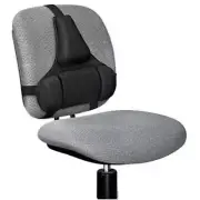 Fellowes CRC80376 Pro series back support with microban protection Color Black