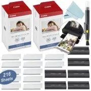 Canon KP-108IN Color Ink/Paper Set for SELPHY CP910 CP1300 CP1500- 216 Sheet Kit