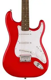 Squier Sonic Stratocaster HT Electric Guitar w/White Pickguard, Laure