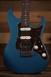 Ibanez AZ2204N Electric Guitar PBM Prussian Blue Metallic with Hard Case