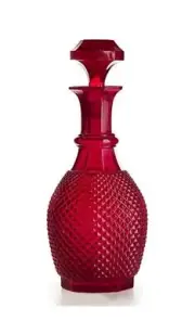 Vista Alegre Bicos Wine Decanter Red.,
