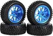RC Crawler Tires Blue Metal y Shaped Rims Wheel for WL A959 A979 A969 1/18 Model Car