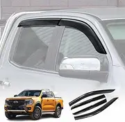 X-CAR Weathershields for Ford Next-Gen Ranger MY22 2022-Onwards Window Visors Weather Shields Accessories