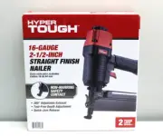 HYPER TOUGH 16-GAUGE 2-1/2" STRAIGHT FINISH Pneumatic NAILER HTFN64. NEW