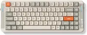 X75 V2 Gaming Keyboard, 75% Mechanical Keyboard Knob Control, Hot Swappable Custom Wireless Keyboards Tri-Mode 2.4G/BT5.0/USB-C, RGB Backlit Retro White (Retro White)