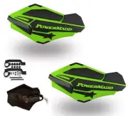 Powermadd Sentinel Hand Guards Armor Mount Kit Black Green Suzuki LTZ 400 250