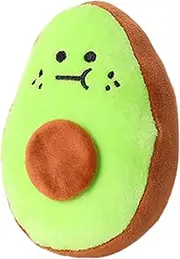 Stuffed Avocado Dog Toy - Plush Squeaky Toy Puppies, Small to Medium Dogs | Soft Teething Toy, Chew Toy Dogs, Pet Supplies Aggressive Chewers, Cute Sounding Toy for Christmas, Birthday, Halloween