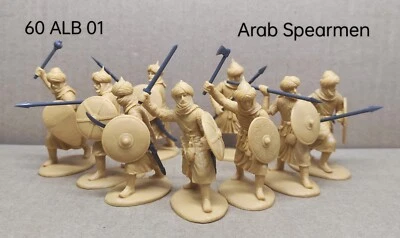 EXPEDITIONARY FORCE 60 ALB 01 WARS OF MIDDLE AGES ARAB SPEARMEN (TAN)