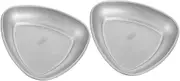 Holibanna Retro Style Bean Dosing Bowl 2pcs Stainless Steel Espresso Machine Accessory Easy Clean