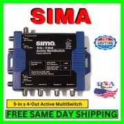Sima Splitter Cable Multiswitch For TV Antenna 5-In 4-Out Satellite Amplifier