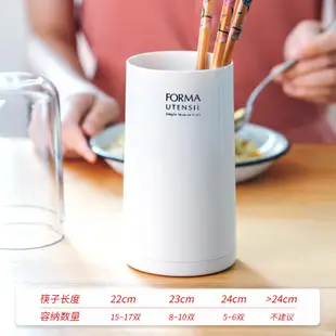 【立減20】ASVEL日本筷子筒瀝水防塵有蓋餐桌筷籠塑料家用餐具收納盒筷子簍