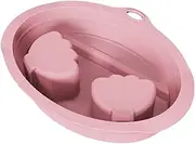Mbiyhgta Nail Dipping Bowl, Silicone Nail Polish Remover Container, Immersion Container, Care Tray for Home, Salon and Travel
