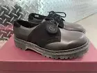 Dr. Martens 1461 Made In England Leather Saddle Shoes Women Us Sz 7 New