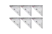 6x Kent Set Square 260mm 45 Deg Home School Technical Drawing Graphic Design