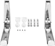 XIASABA Kitchen High 28×10×6 Household 304 Stainless Steel Folding Telescopic Microwave Oven Wall Mounted Bracket Storage Shelf