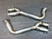 Porsche 718GT4／Spyder／GTS4.0 I.code Titanium Link Pipe 1.5kg×2 -7kg from OEM (for: Porsche)
