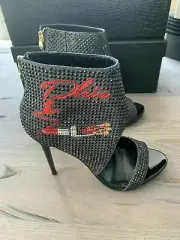 Philipp Plein High Boots Heels Shoes Sandals Ankle Boots Shoes Boots 37