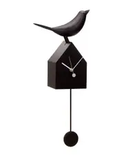 Torre & Tagus Motion Birdhouse Clock with Removable Pendulum