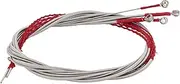 4Pcs Acoustic Bass String Set - Stainless Steel Bass Guitar Strings - 4 Strings Replacement Set for Acoustic Bass,Electric Bass Replacement Parts Accessories, Easy to Install