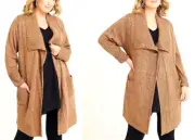TS TAKING SHAPE plus size XL (22 - 24) Long Lurex Mix Cardigan glam NWT rrp$190!