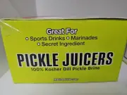Mt. Olive Pickle Juice 100% Kosher Dill Pickle Brine 12 -2oz Bottle. Exp.01/27