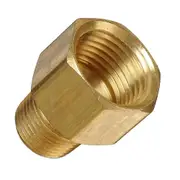 Metal Brass 3/8inch Male to 1/2 inch Female Pipe Fitting Adapter Screw Connector JIKAIX As Picture
