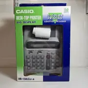 Casio HR-150LC GY-W Desk Top Printer 10 Digit Calculator New Old Stock