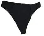 NEW Faber Couture Stretch Thong Opaque Underwear Black Ladies Size 16 RRP$82.50