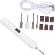 DECOMELODY Manicure Machine Remove Nails Salon Drill Bits Manicure Drill Callus Drill Bit Nail Polisher Nail Drill Bit Nail Bits Electric Remover Discs Home Drill Bits White Plastic