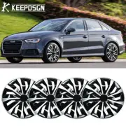 4PCS 16" Snap-On Wheel Hubcap R16 Steel-Wheel Covers For Audi A3 A4 TT 205/55R16 (for: Audi)