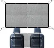 Aceirropy Dog Car Seat Barriers - Between Seat Safety Barrier for Vehicle | Heavy-Duty Foldable Isolation Net, Non-Slip Car Accessories for Safe Driving Pet Transportation