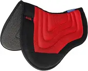 CHALLENGER Horse Western 23" x 16" Pony Contoured Neoprene Shock Absorbing Tacky Anti Slip Saddle Pad 39TS24