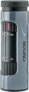 Carson MonoZoom 7-21x21mm Zoom Monocular (ZM-721),Gray, XX-Large