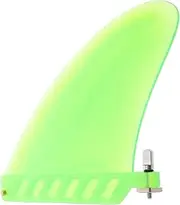 Kisangel Surfboard Tail Fin Paddle Board Hanging Clothes Drying Rack Soft Paddle Board Measuring Instrument Letter Refrigerator Magnets Manual Winding Machine Solid TPU Yellow