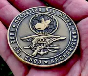 Navy Seal Team 1 Mike Murphy Medal of Honor Operation Red Wings Challenge Coin