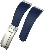 [GUMMMY] Metal Curved End 20mm 21mm Watchbands Special for Rolex Datejust 41mm 126334 m126300 Watch Strap Link Accessories Tools Men