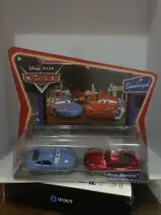 MATTEL DISNEY PIXAR Cars Sally & Lightning McQueen Movie Moments 1:55 DieCast