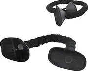 Rsobl AC Vent Extender for Vehicles,Car Air Conditioning Vent Hose,AC Tube Hose for Back Seat Directs Cool Air,Make Cool or Warm,Extended and Contracted(Patent Pending)1PCS,Black