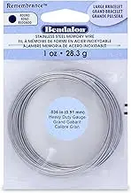 Beadalon Remembrance Memory Wire, 1 oz.