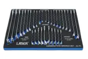 Laser Tools AF/Metric Combination Spanner Set 32pc 6795