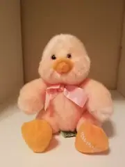 Vintage Russ Baby Pink Duck Sweetie Plush