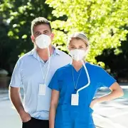 Reusable & Wearable Portable Air Purifiers Electric, with HEPA Filter & Mask.
