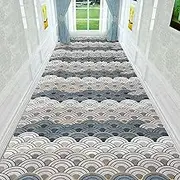 Non-Slip Runner Rug, Kitchen and Hallway Mat, Contemporary Design, Washable,1m x 6m