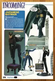 2004 Japanese Batman Statues Print Ad/Poster Kia Asamiya Child of Dreams Art
